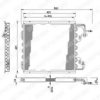 DELPHI TSP0225178 Condenser, air conditioning